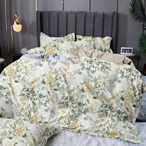 Florida Vistara (Bedding) AC Comforter Set with King Size Bedsheet & Coordinated Pillow Covers